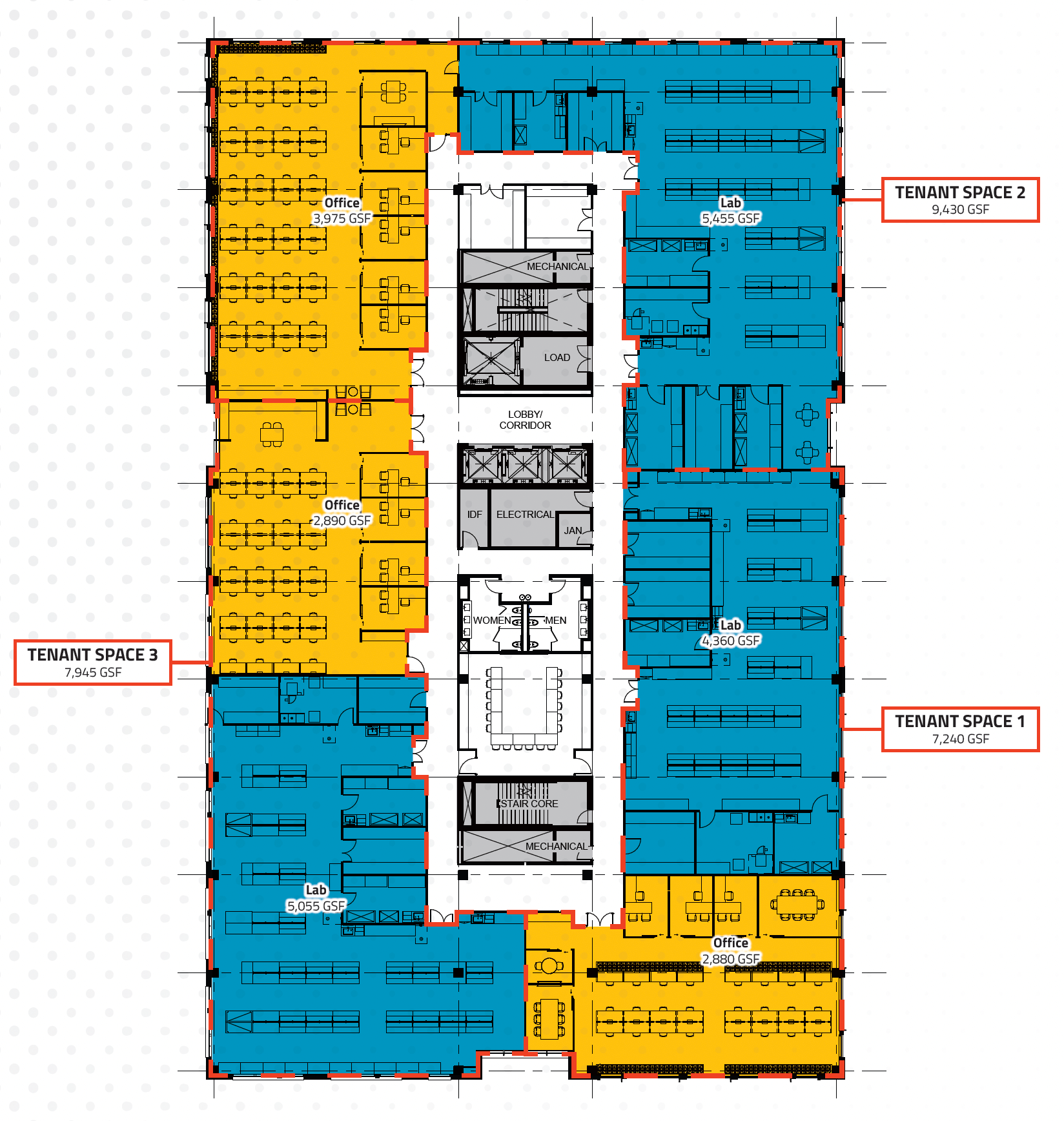 Floors 3-6