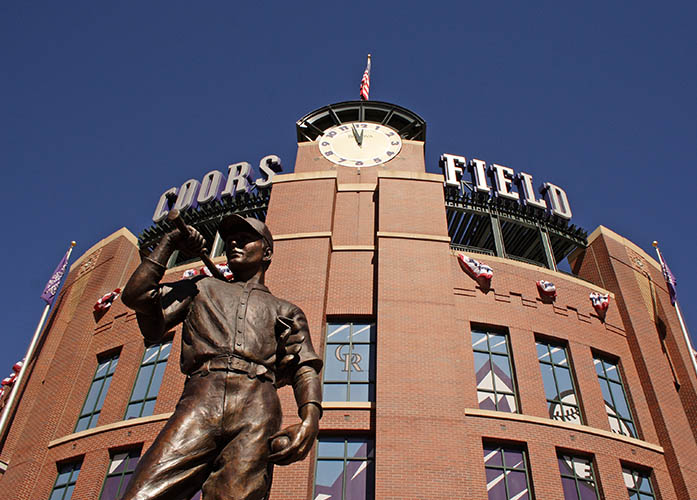 Coors Field baseball stadium, Downtown Denver