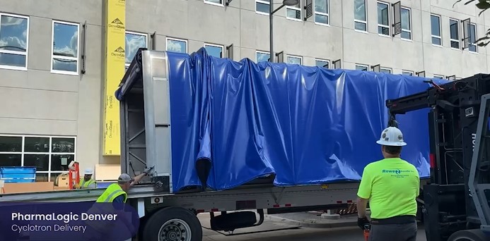 PharmaLogic Took Delivery of their Newest PETtrace 890 Cyclotron from GE HealthCare for the Expansion of their Fitzsimons Innovation Community Facility