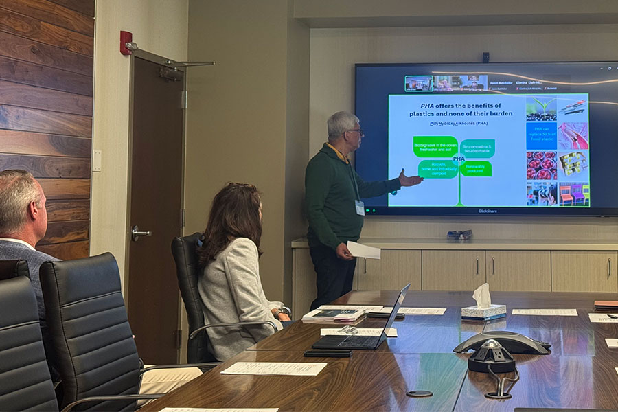 Board of Directors having a Board Meeting at the Fitzsimons Innovation Community campus